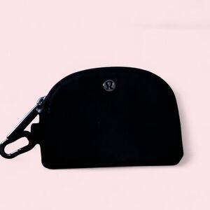 Lululemon Black Mini Clippable Card Pouch